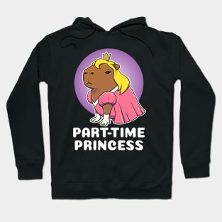 Part-time Princess Capybara Costume Hoodie